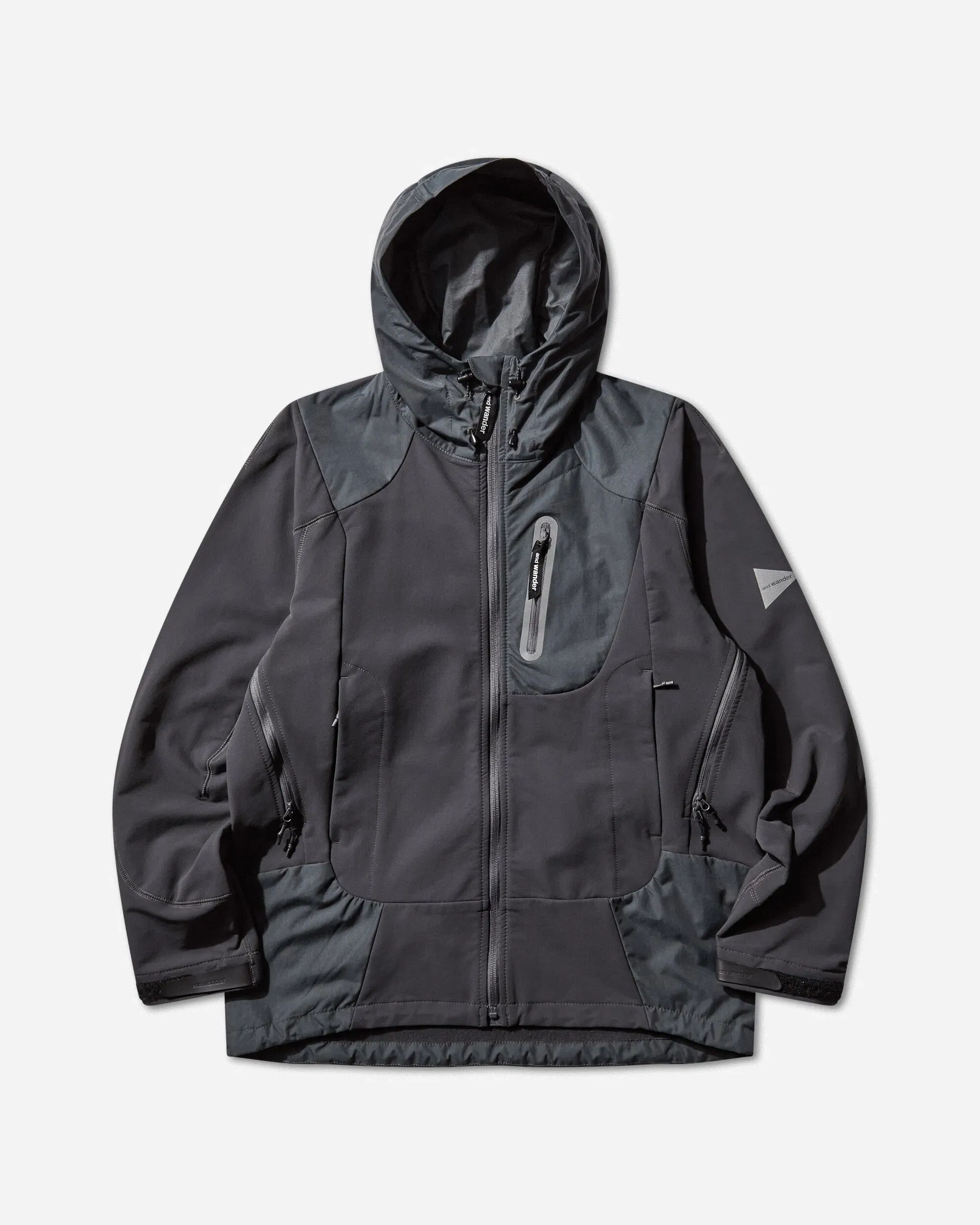 and Wander Men's Stretch Shell Jacket Dark Gray