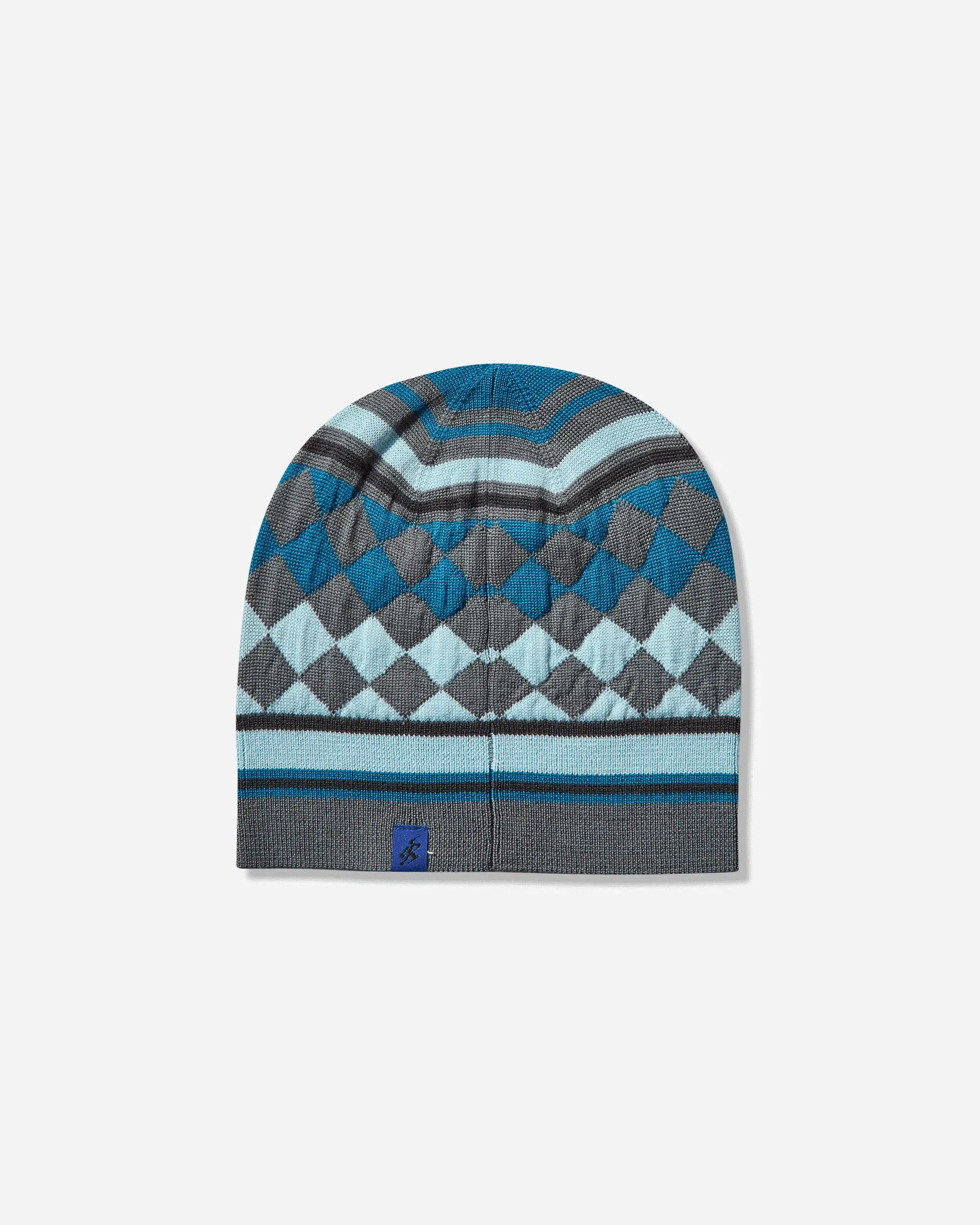 ASICS Novalis Aquifolia Knit Hat Anchor Grey / Sky