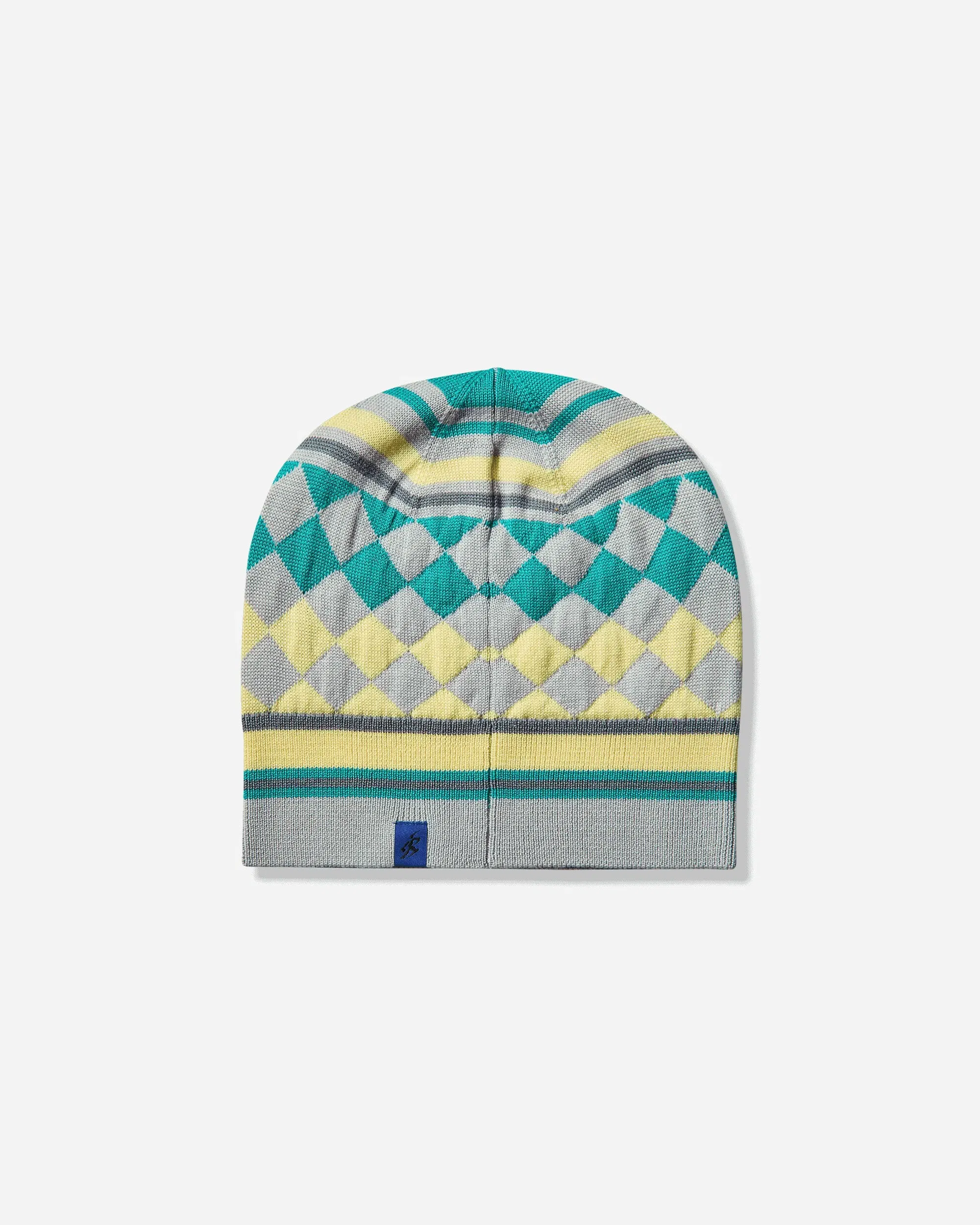 ASICS Novalis Aquifolia Knit Hat Blue Haze / Lemon
