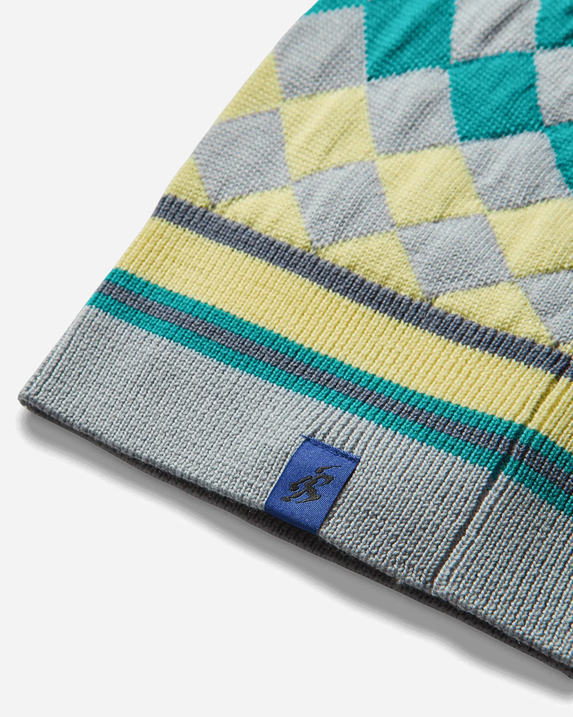ASICS Novalis Aquifolia Knit Hat Blue Haze / Lemon