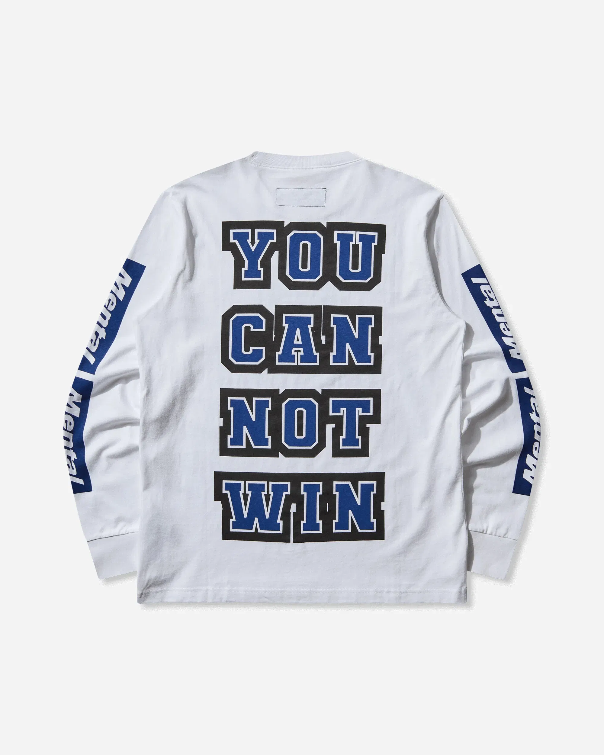 Mental Athletic Champion Monogram Longsleeve T-Shirt White