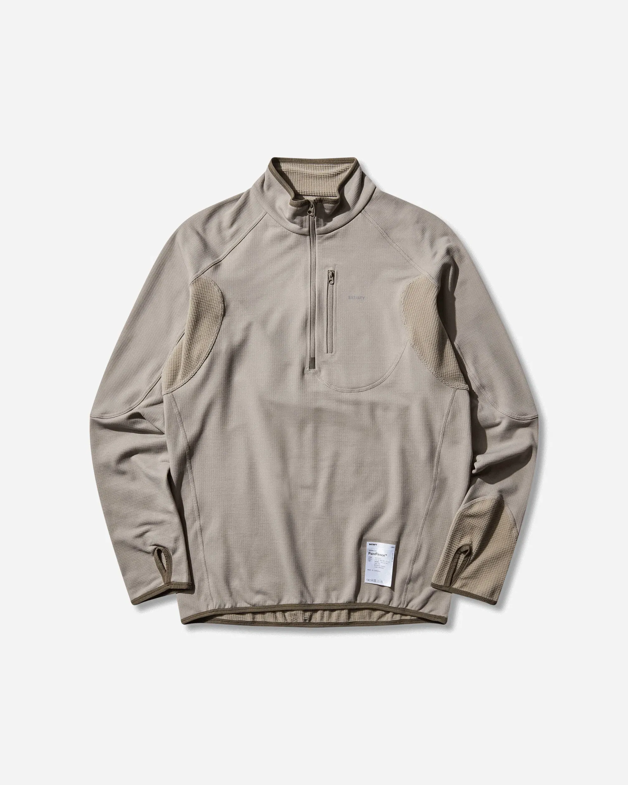 Satisfy Men's FuzzFleece Half‑Zip Sweatshirt Rock Ridge