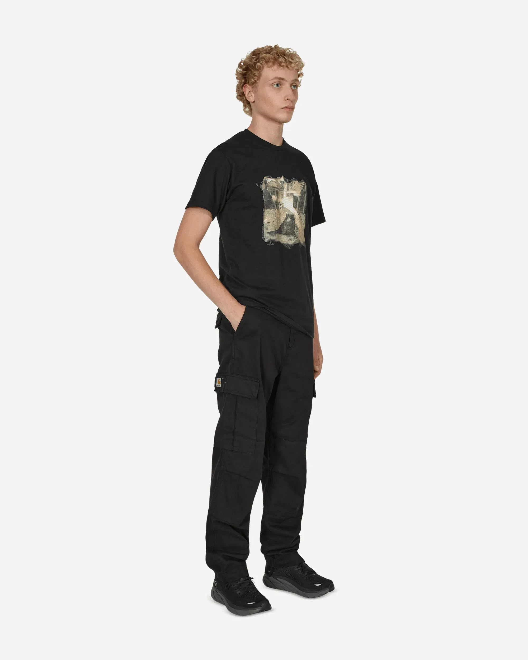 Hockey Quarter Pipe T-Shirt Black
