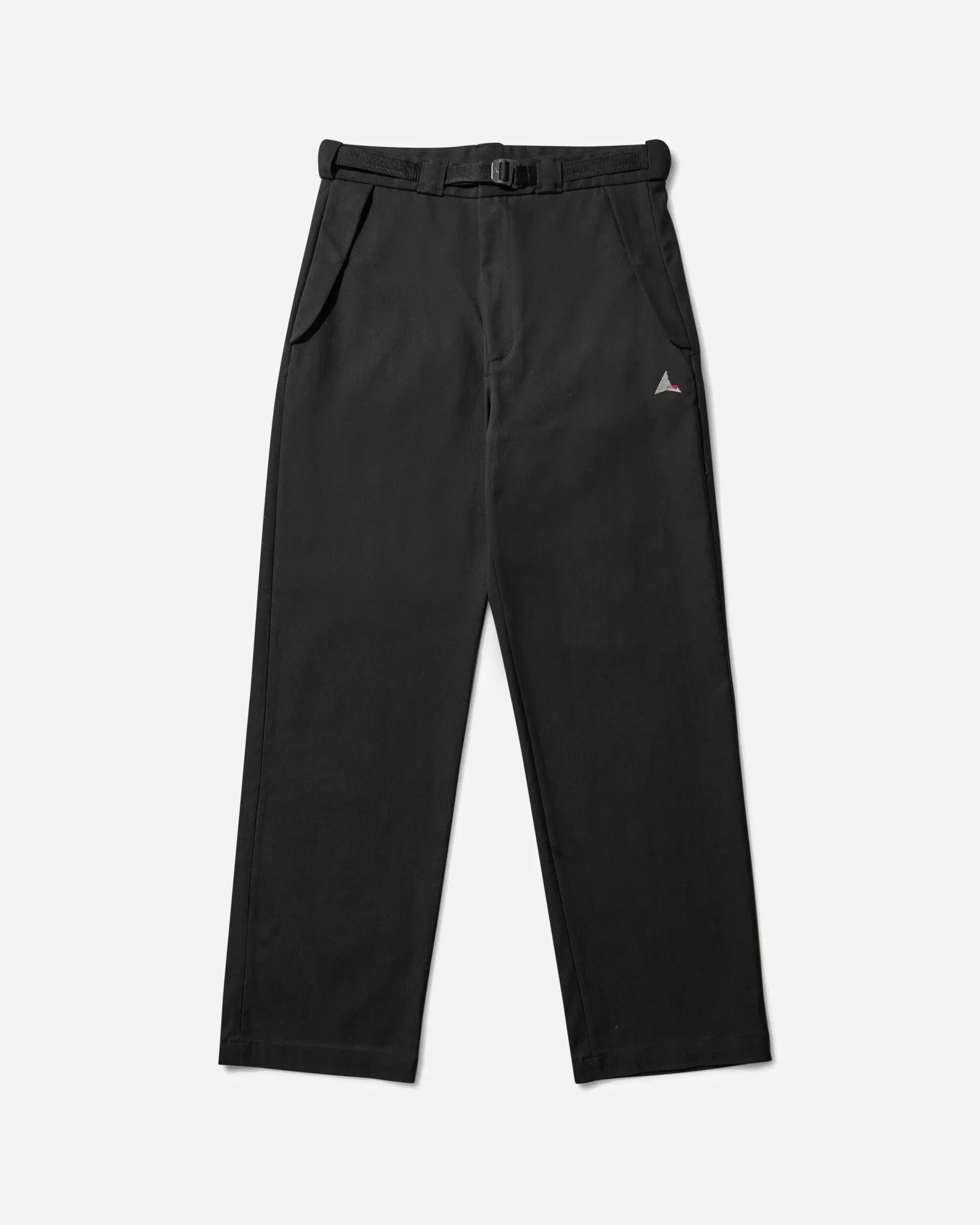 ROA Men's Buckle Chino Pants Black
