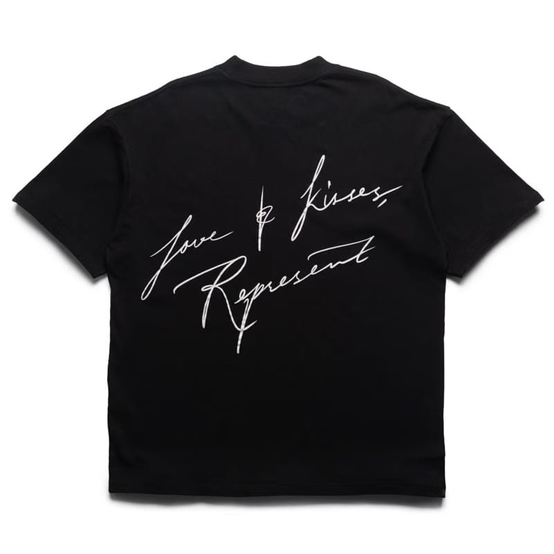 Represent Love and Kisses Tee - Jet Black