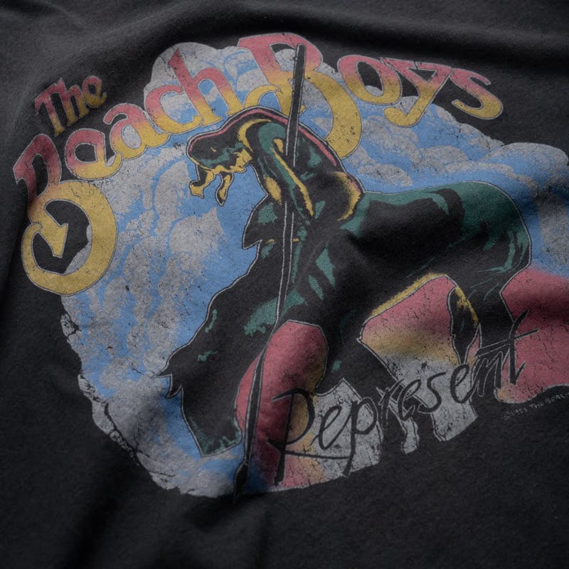 Represent The Beach Boys x Represent Endless Summer Tee - Stained Black