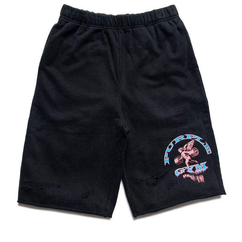 Purple Brand Midweight Relaxed Shorts - Black