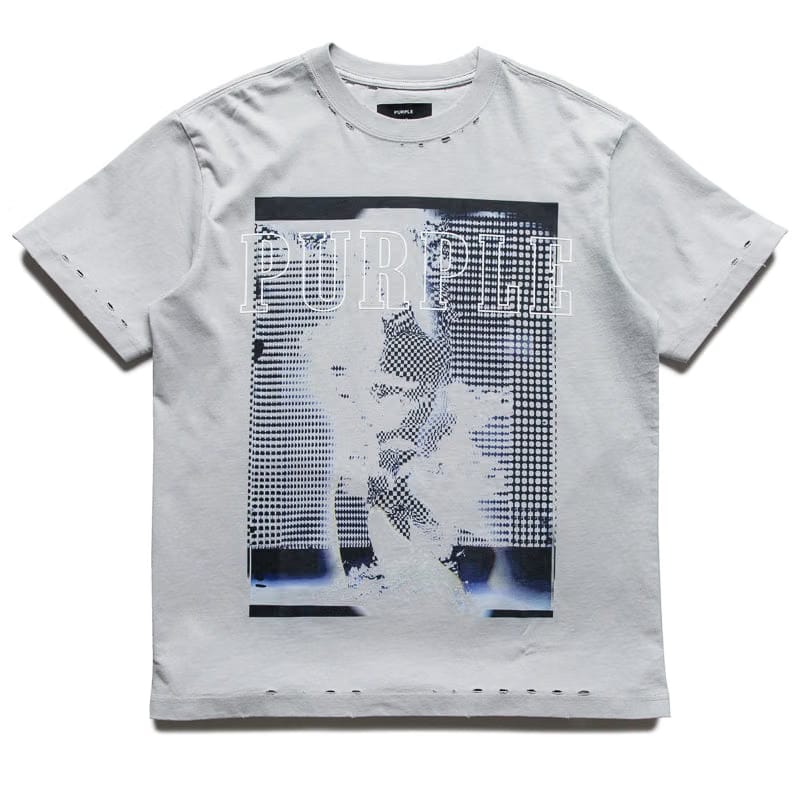 Purple Brand Heavyweight Jersey Tee - Grey