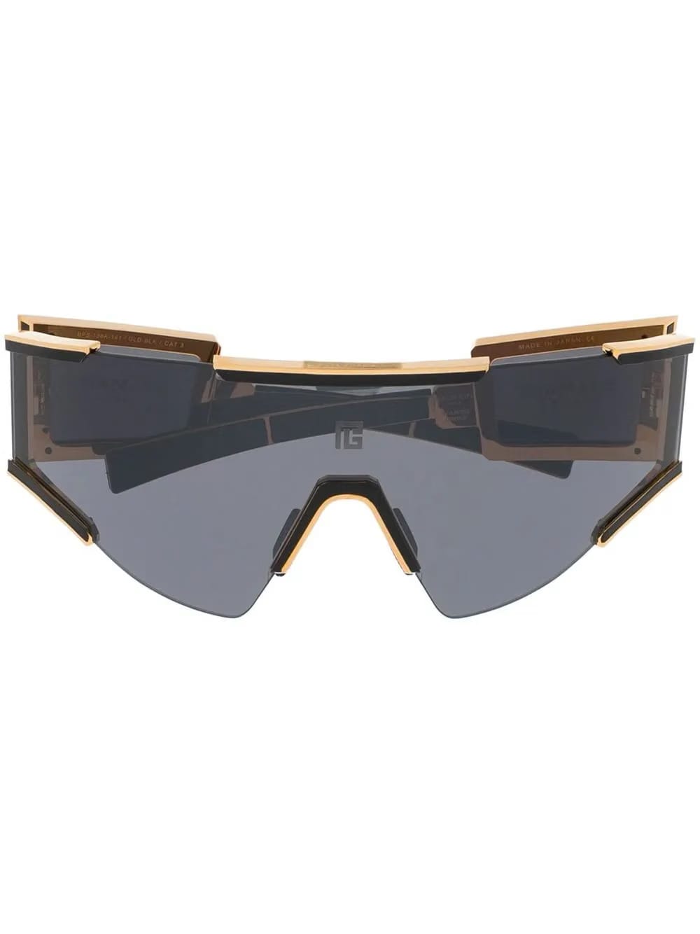 mask-effect frame sunglasses