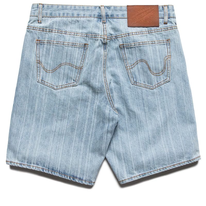 Ice Cream A La Mode Jean Shorts - Blue Stripe