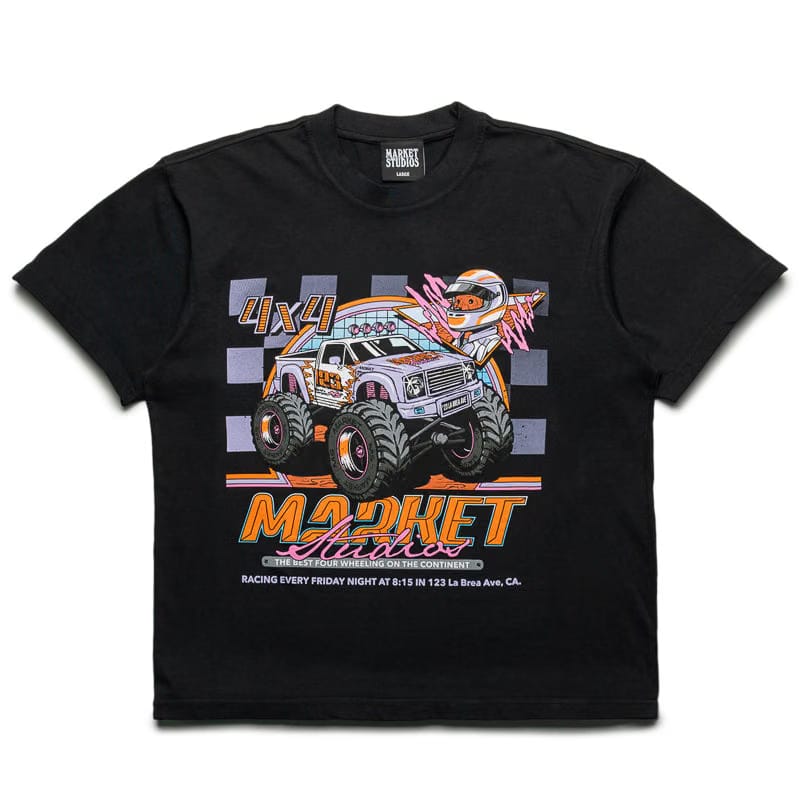Market Monster Truck Rally Tee - Black