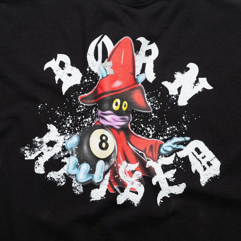 Born x Raised Party Wizard Rocker Tee - Black