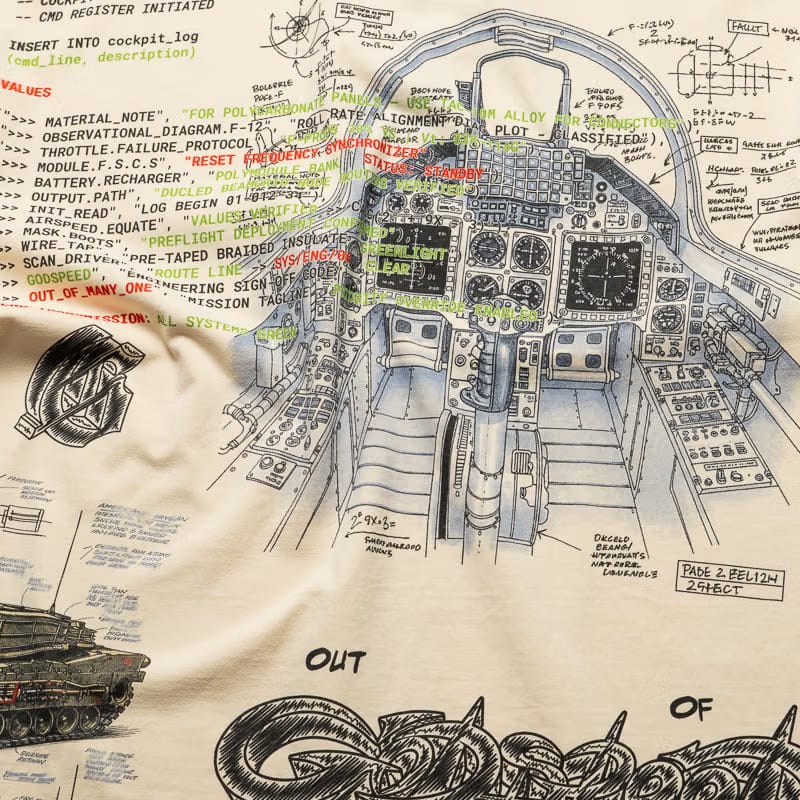 Godspeed New York Art Of War Tee - Bone