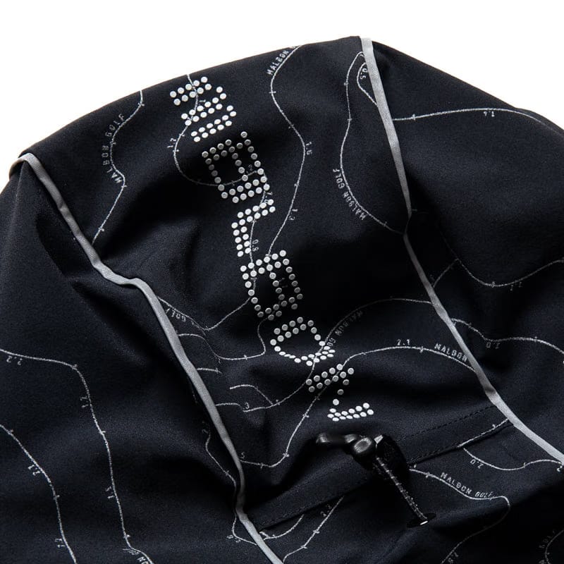 Malbon Golf Malbon Run Club MRC Shell Jacket - Jet Black