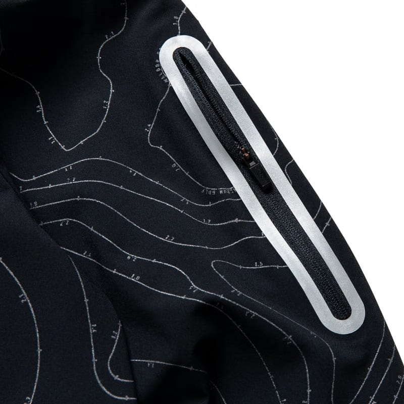 Malbon Golf Malbon Run Club MRC Shell Jacket - Jet Black