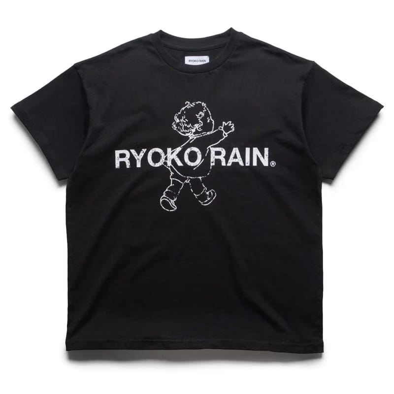 Ryoko Rain Butterfly Garden Tee - Black
