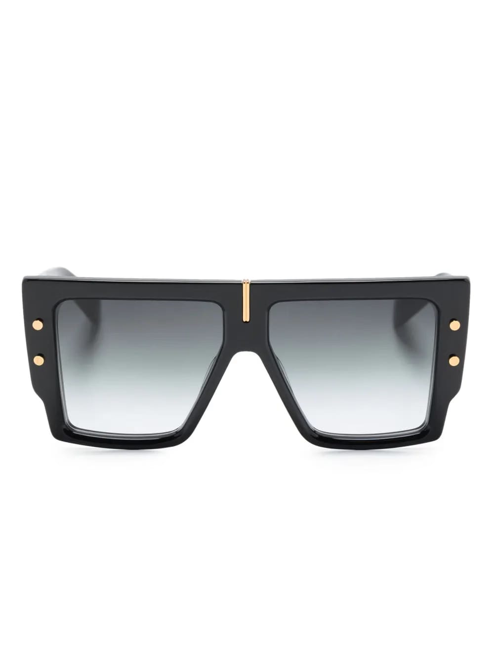 B-Grand rectangle-frame gradient sunglasses