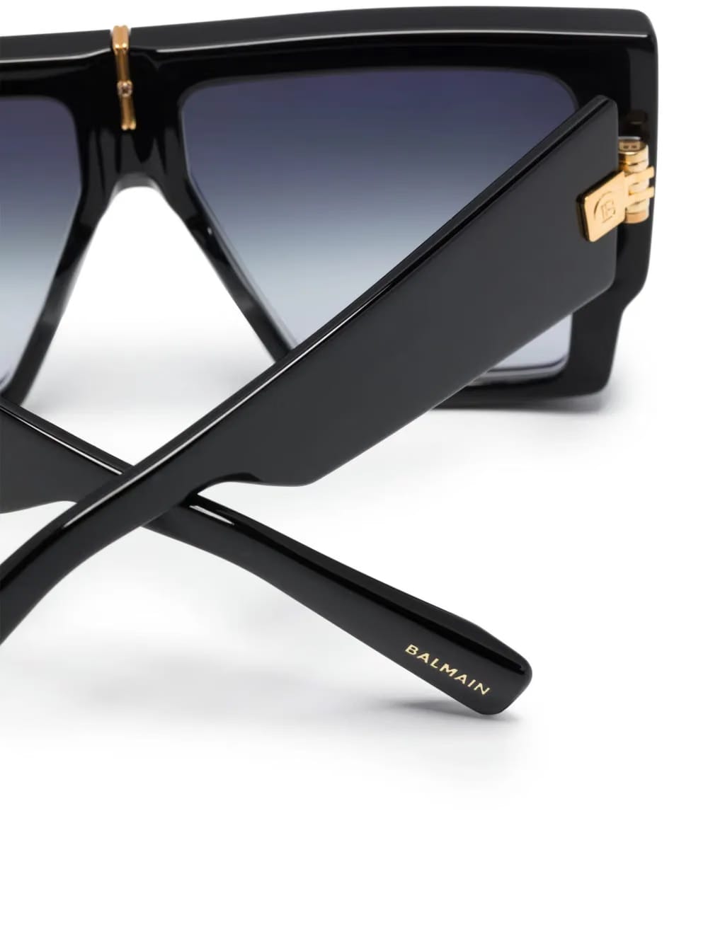 B-Grand rectangle-frame gradient sunglasses