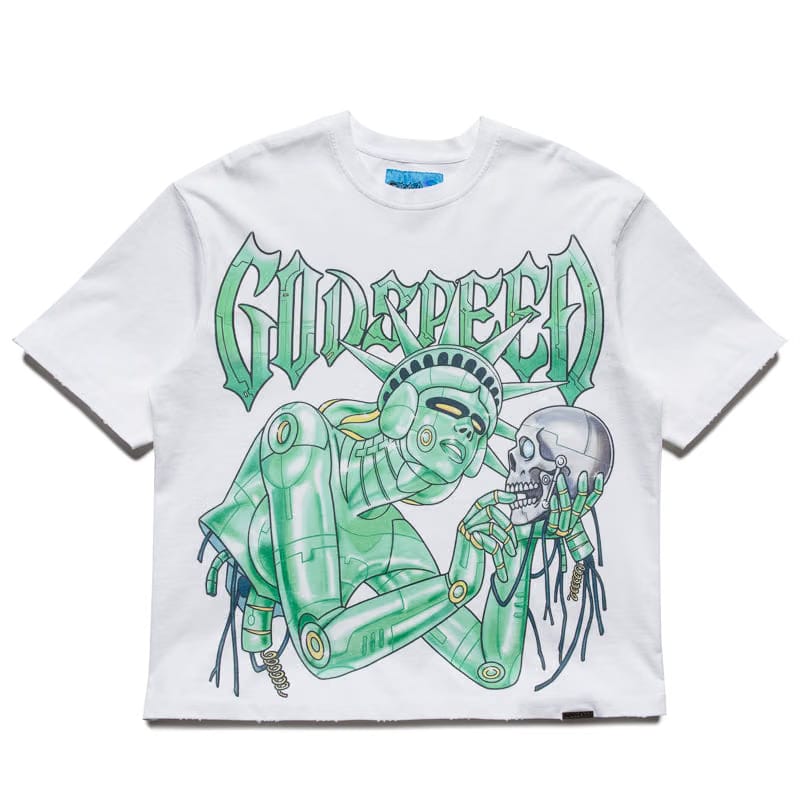 Godspeed New York Freedoms Protocol Tee NG - White