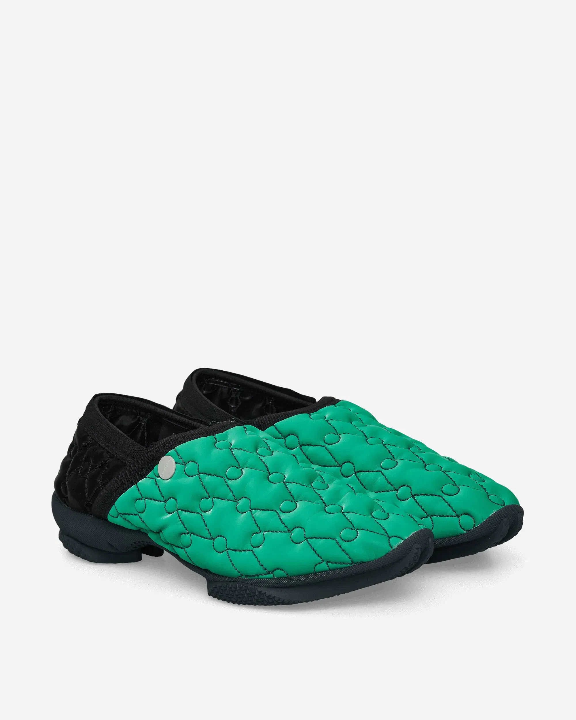 Kiko Kostadinov Men's Solix Slippers Chlorophyll / Ink Black