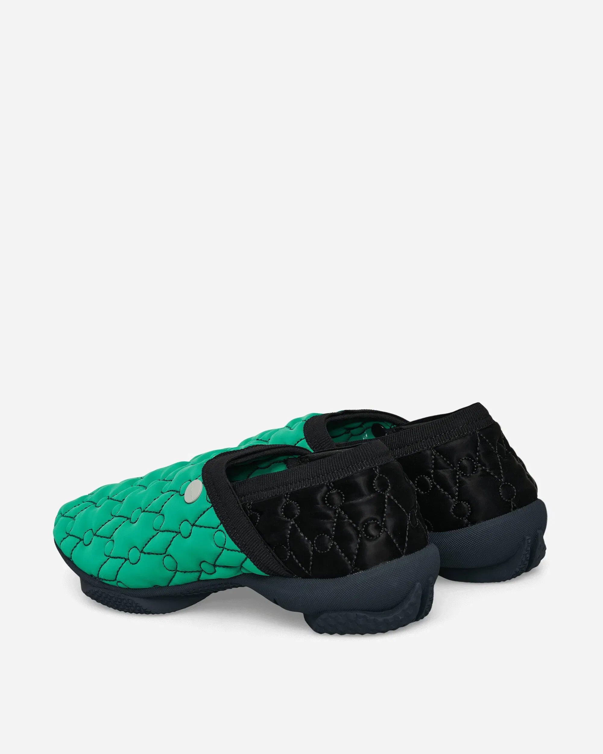 Kiko Kostadinov Men's Solix Slippers Chlorophyll / Ink Black