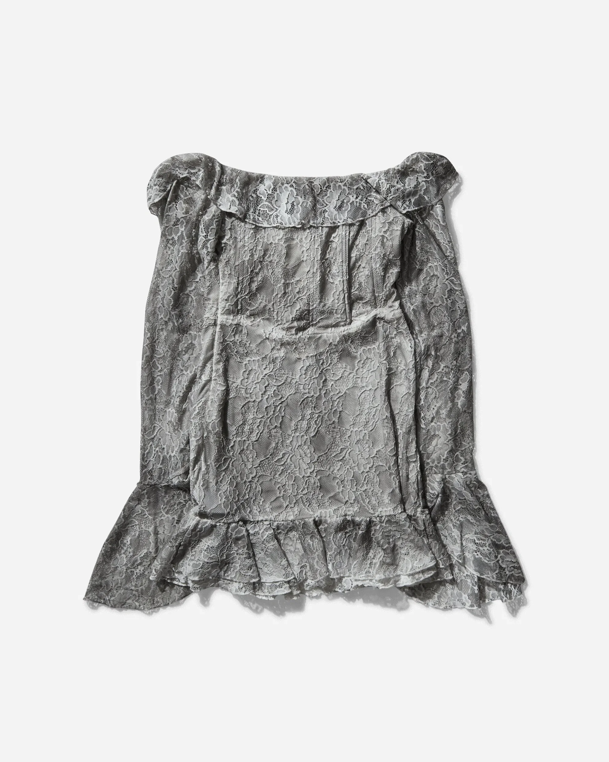 GUESS USA Women's Lace Corset Dress Washed Out Black