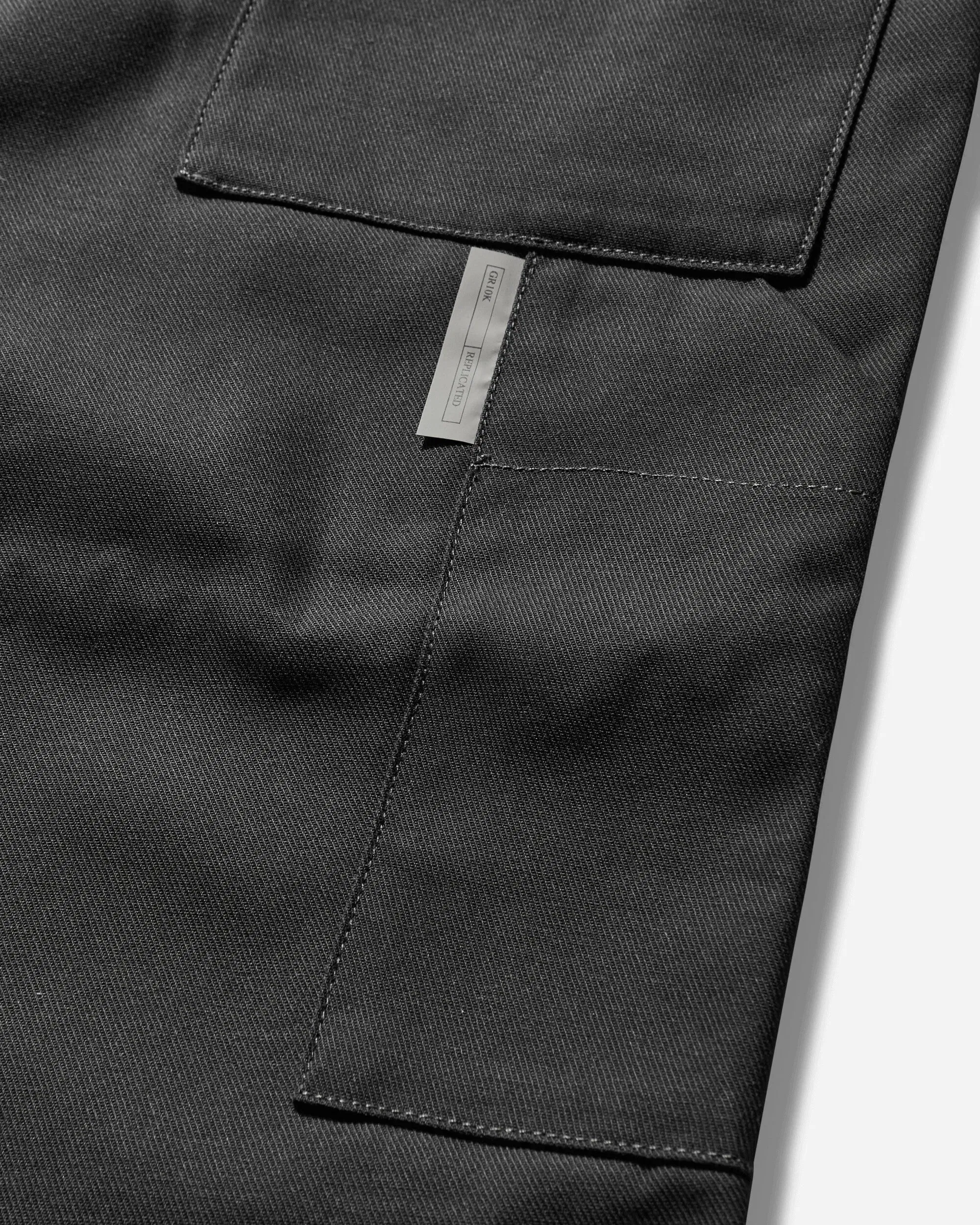 GR10K Men's Slam Jam CHAOS IS ORDER 10000 Replicated Pants Charcoal