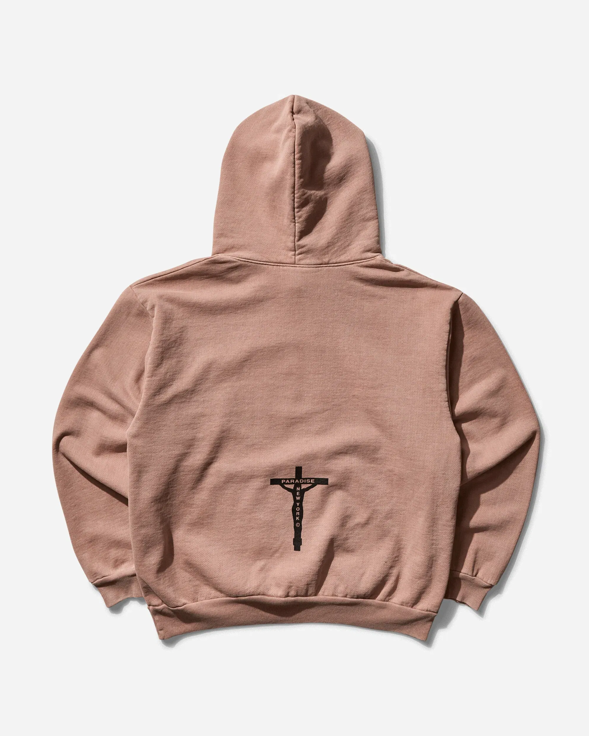 Paradis3 Men's Smiley Jesus Hoodie Pink