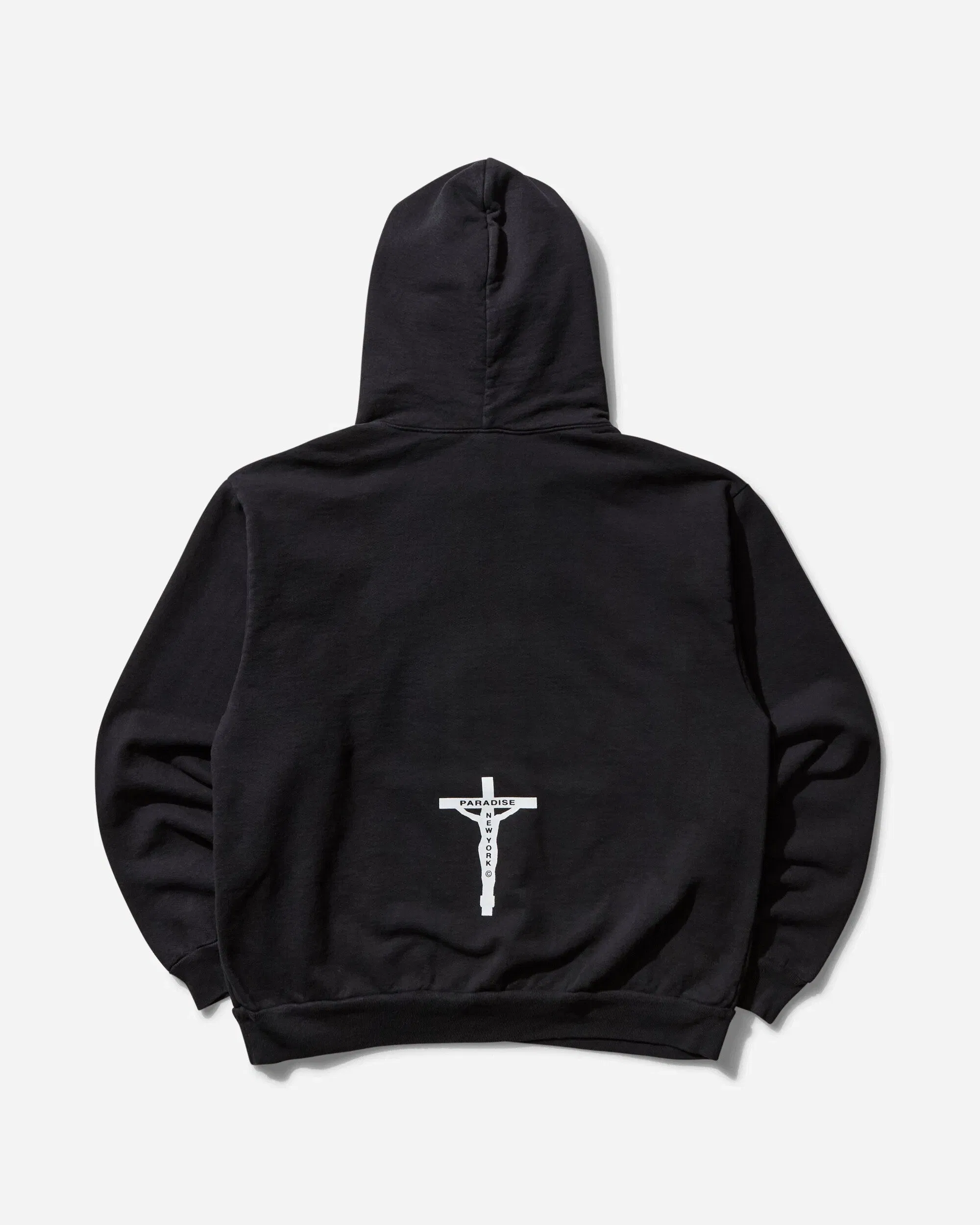 Paradis3 Men's Smiley Jesus Hoodie Black