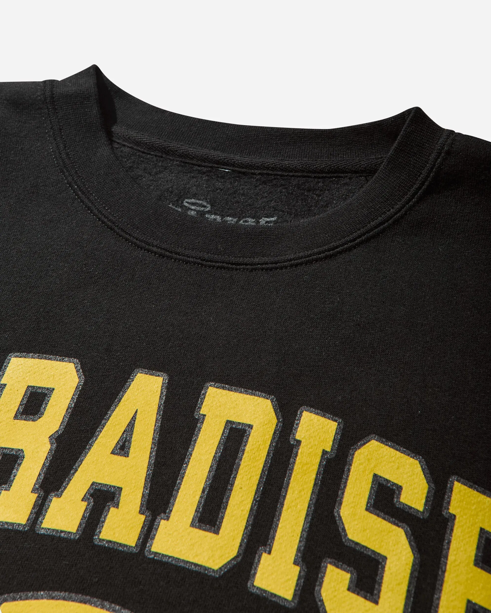 Paradis3 Men's Smiley Jesus Crewneck Sweatshirt Black