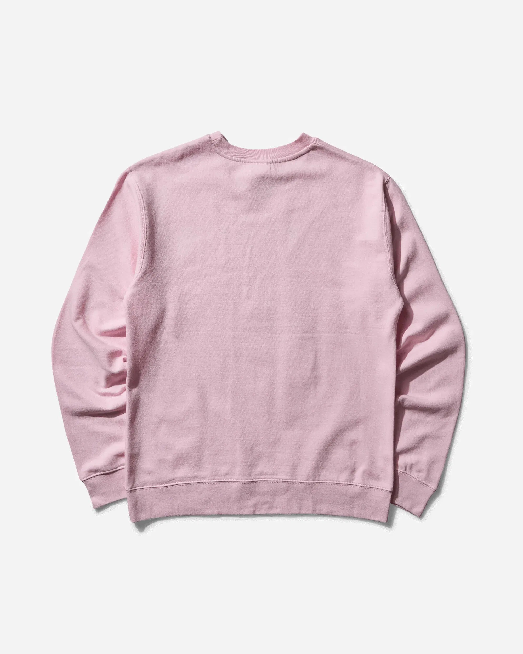 Paradis3 Men's Smiley Jesus Crewneck Sweatshirt Pink