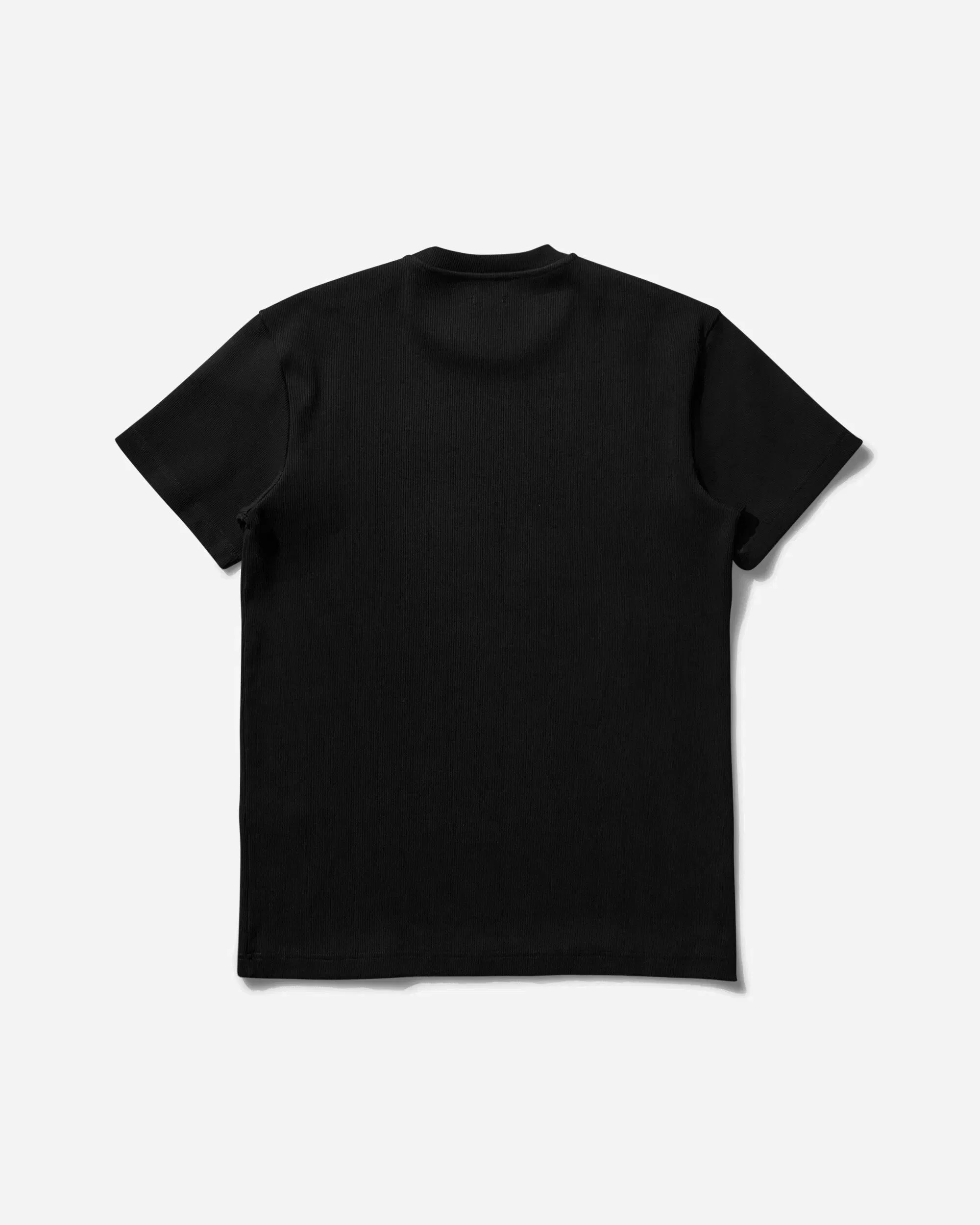 CHITO Men's Heart Eye Pup Ribbed T-Shirt Black