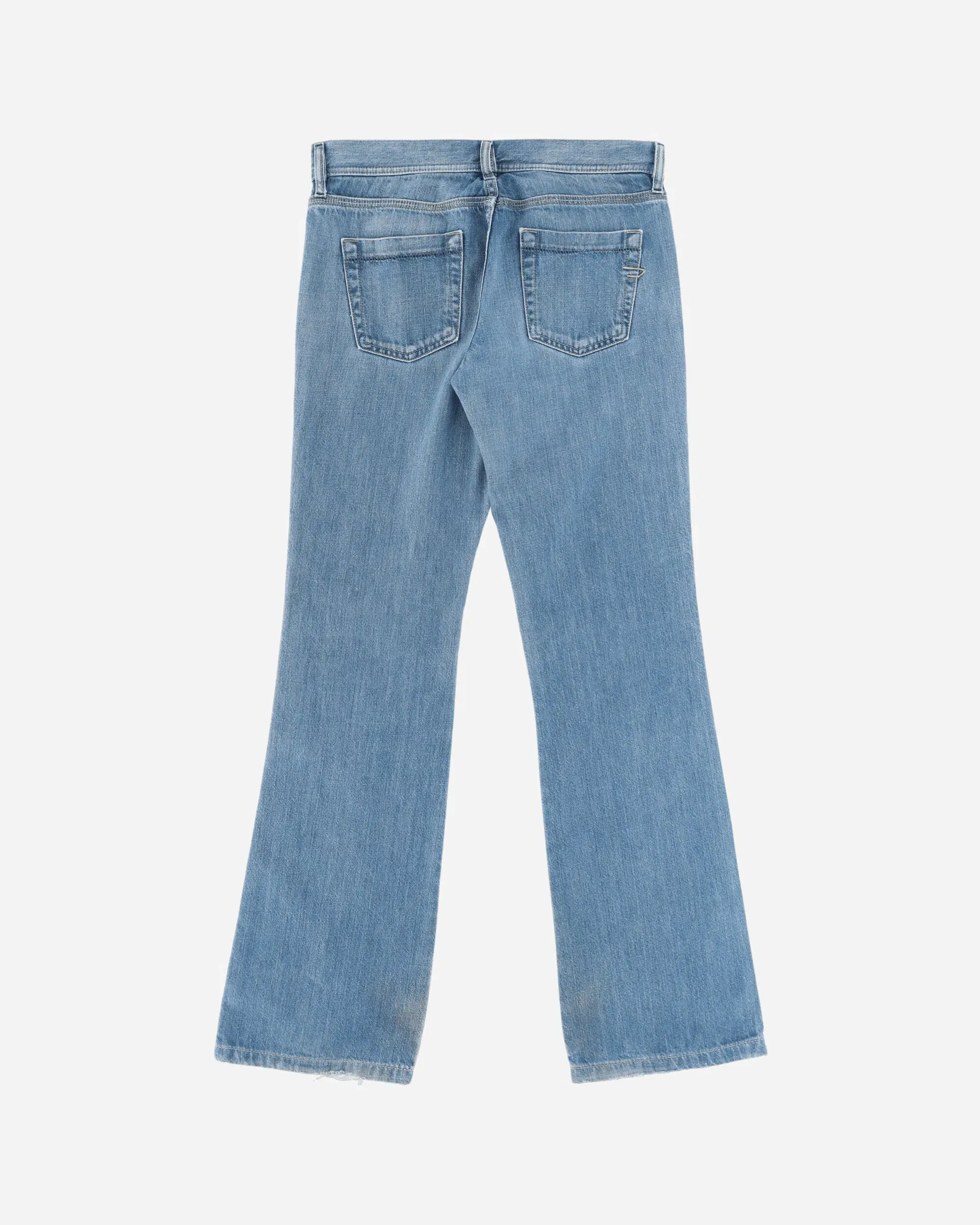 Pezze Vintage Women's Low Waist Jeans Blue