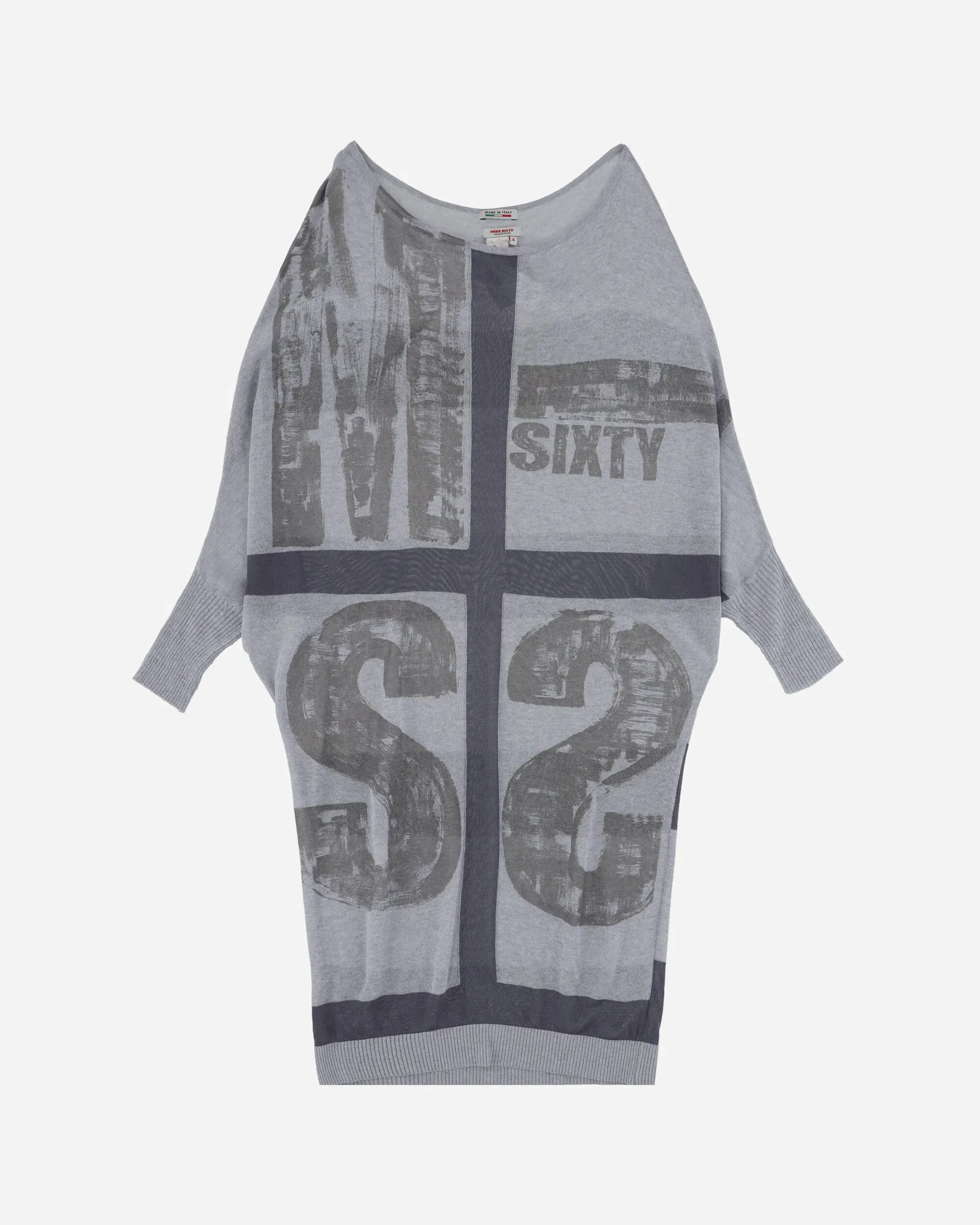 Pezze Vintage Women's Mesh Dress Grey