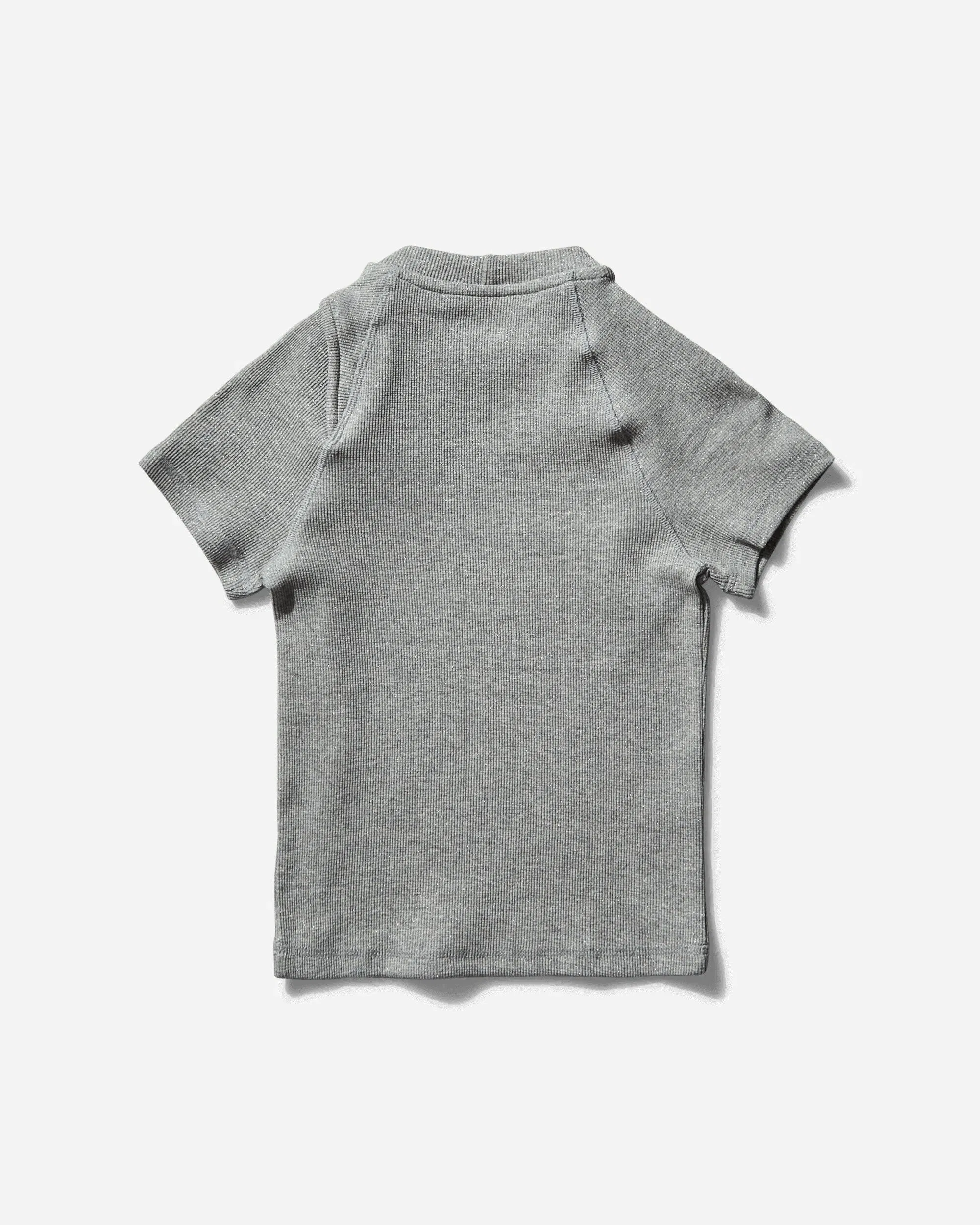 Ottolinger Women's Decontructed Rib T-Shirt Silver Melange