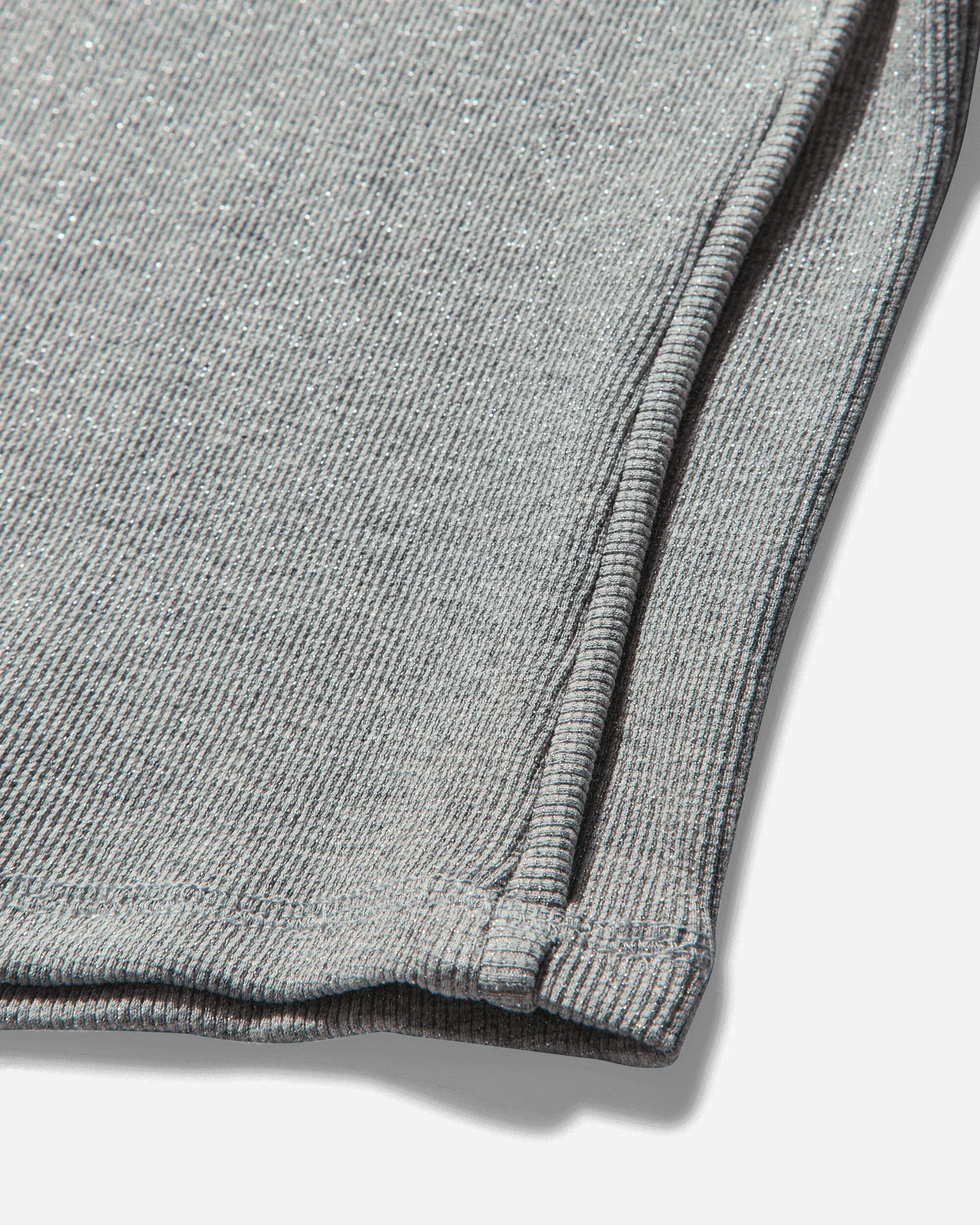 Ottolinger Women's Decontructed Rib T-Shirt Silver Melange