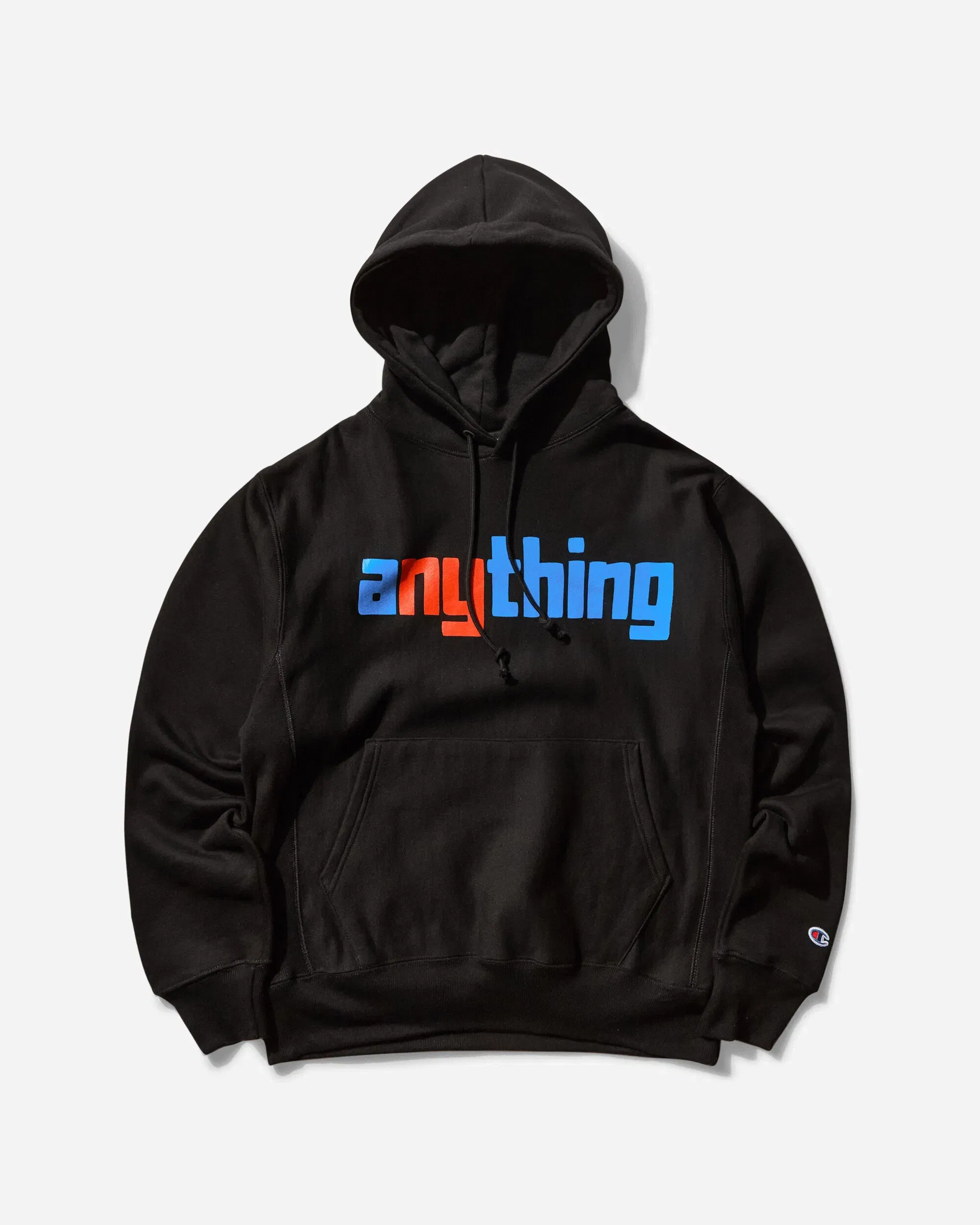 aNYthing Men's Speedball Logo Hoodie Black