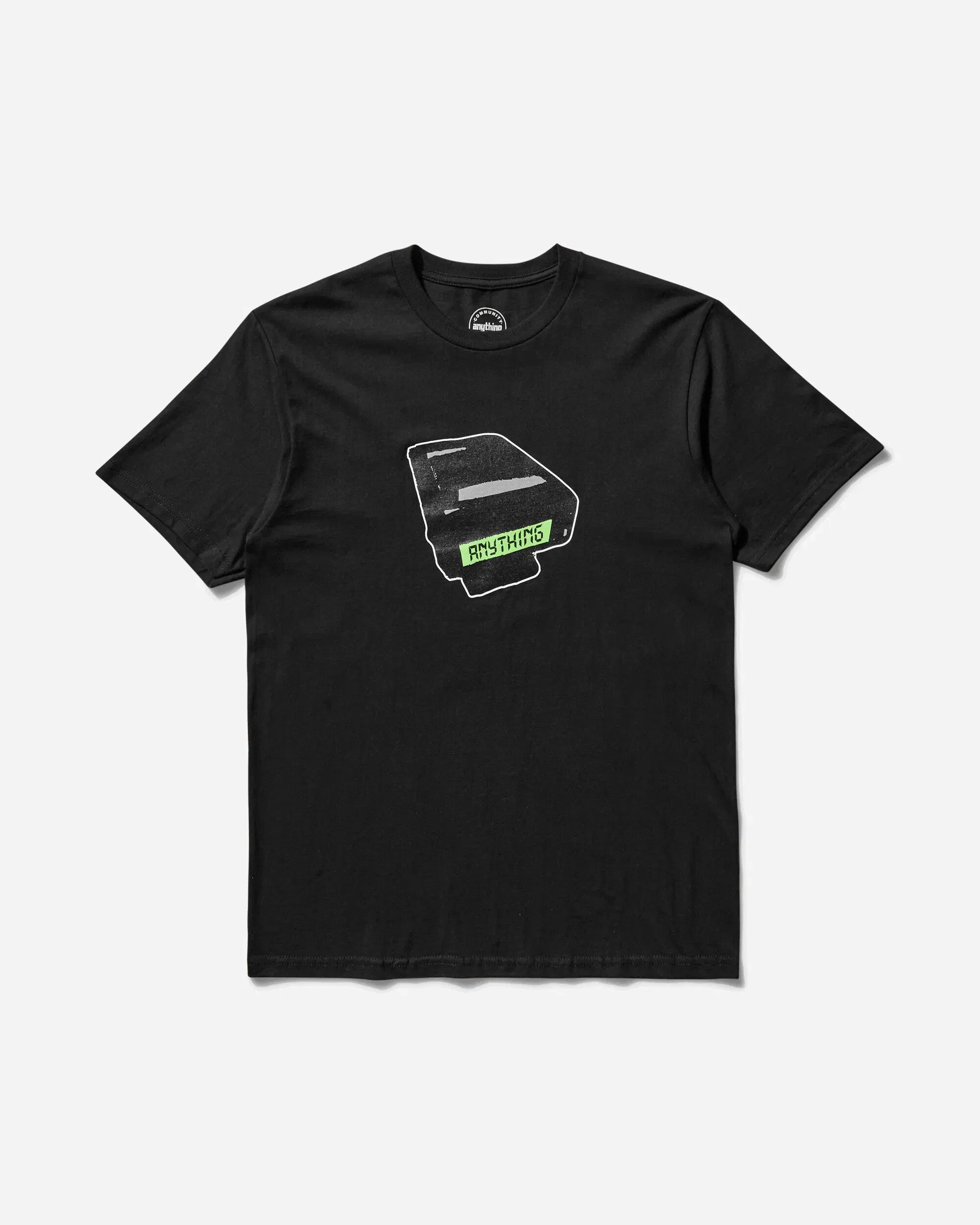 aNYthing Men's Skypager T-Shirt Black