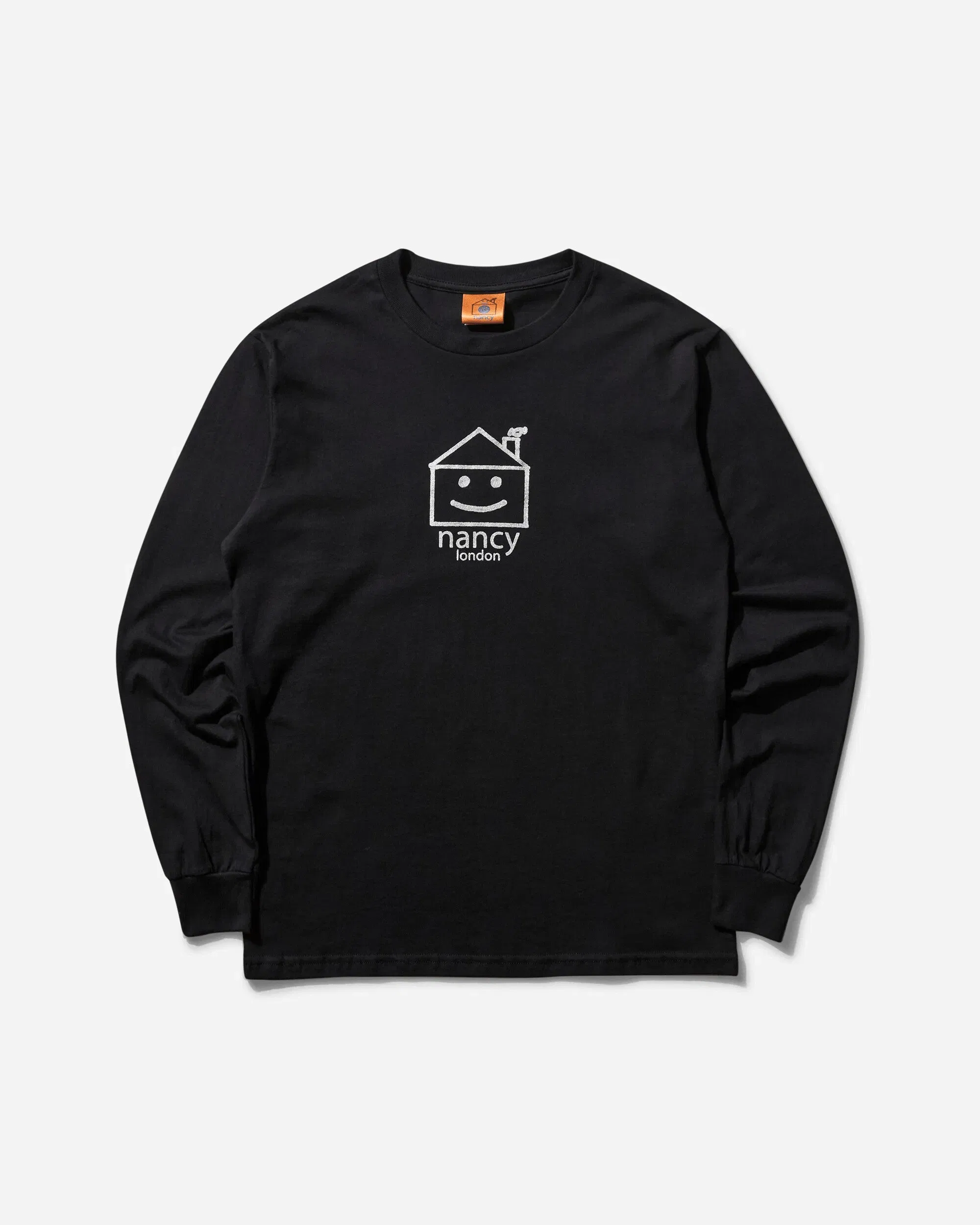 Nancy Men's House Longsleeve T-Shirt Black / Grey