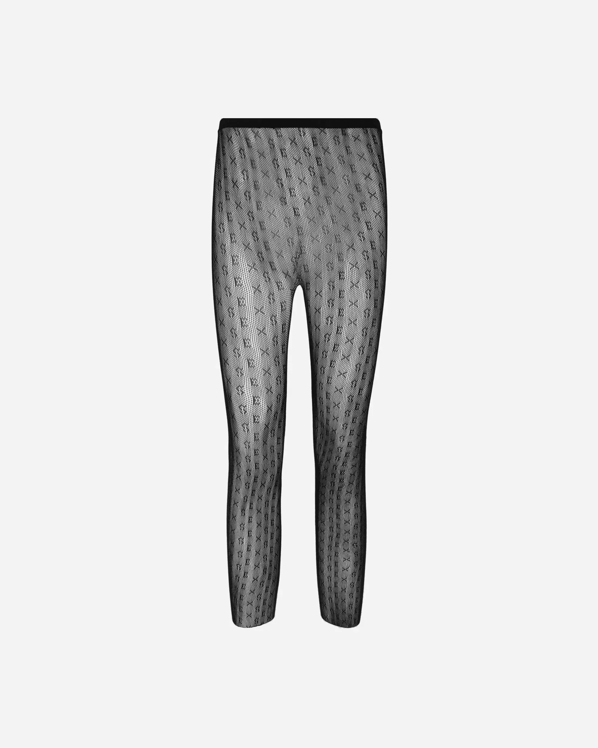 R & M Leathers Women's Web Tights Black