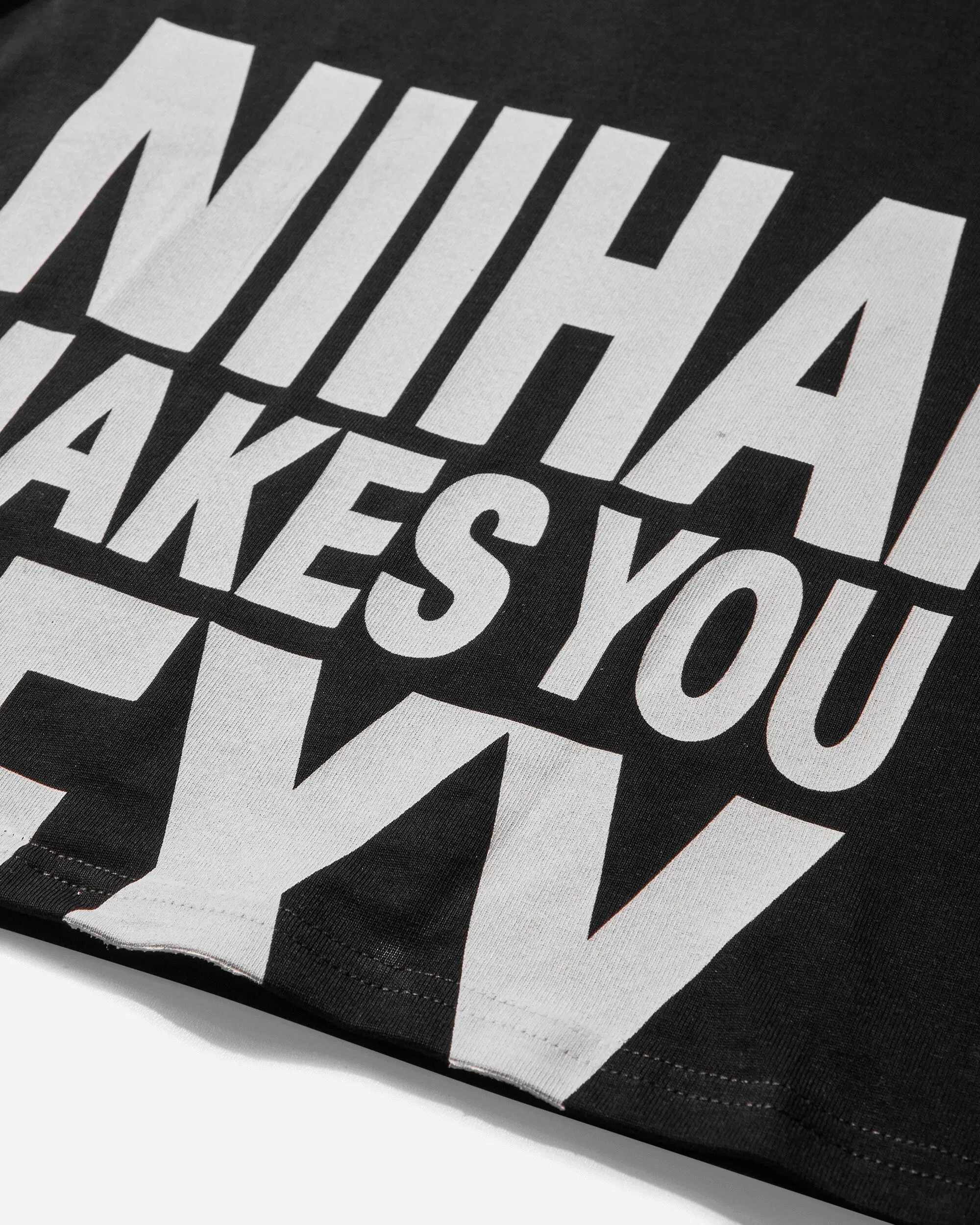 Nii Hai Women's Sexy Baby Tee Black