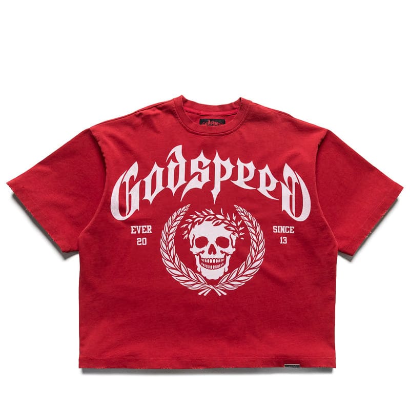 Godspeed New York Victor Crest Tee - Red