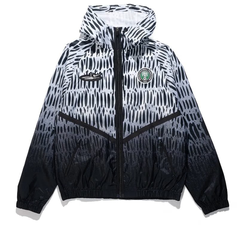 Nike Slawn x Nigeria x Nike Anthem Jacket - Black/White