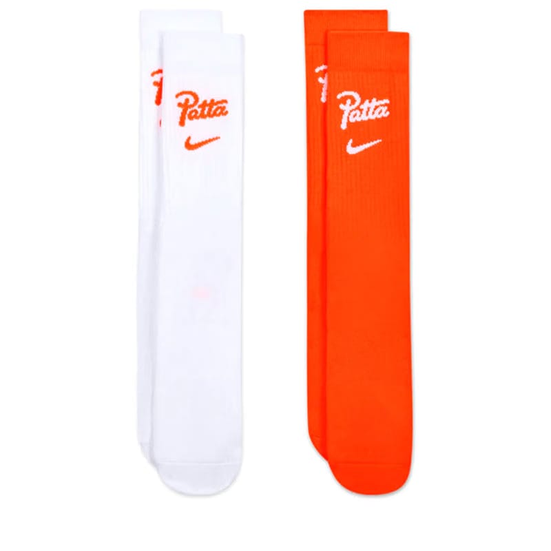 Nike Patta x Netherlands x Nike Crew Socks (2 Pack) - White/Orange