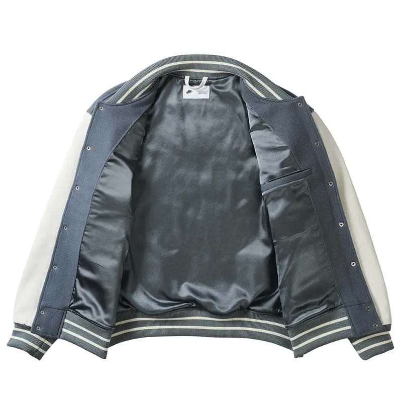 Nike Palace x England x Nike Varsity Jacket - Cool Grey/White