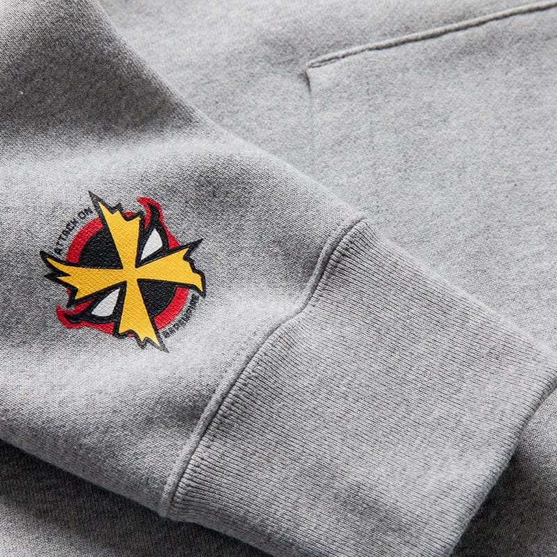 BAPE A Bathing Ape Bapeman-X Full Zip Hoodie - Gray