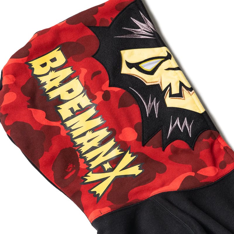 BAPE A Bathing Ape Bapeman-X Full Zip Hoodie - Black