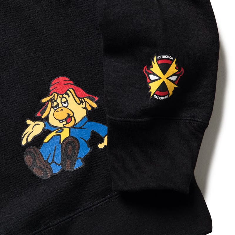 BAPE A Bathing Ape Bapeman-X Full Zip Hoodie - Black