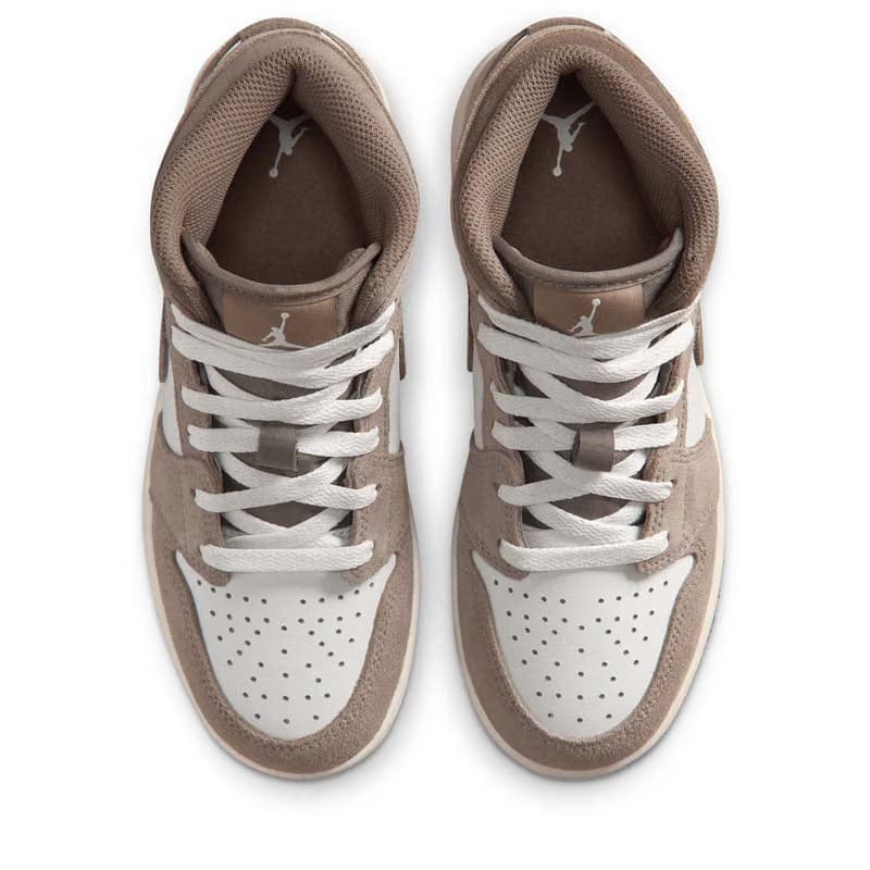 Air Jordan 1 Mid (GS) - Enigma Stone/Olive Grey