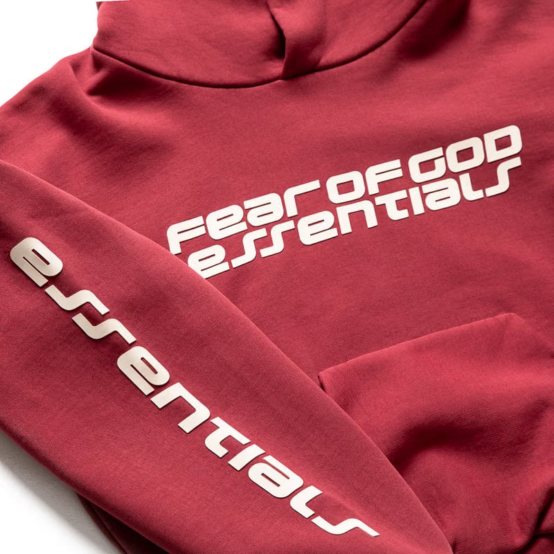 Fear of God Essentials Women's Fear Of God Essentials Classic Hoodie - Crimson